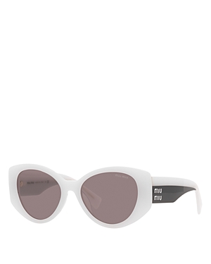 Mu 03WS Round Sunglasses, 53mm