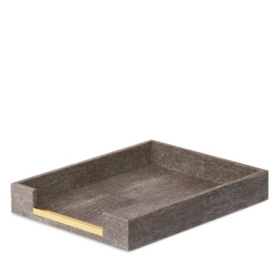 AERIN - Faux Shagreen Paper Tray