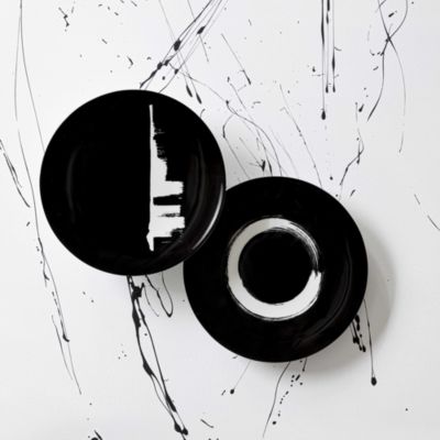 Arty Creation Gift Boxed Round Plates, Set of 6