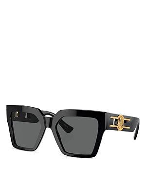 Shop Versace Butterfly Sunglasses, 54mm In Black/gray Solid