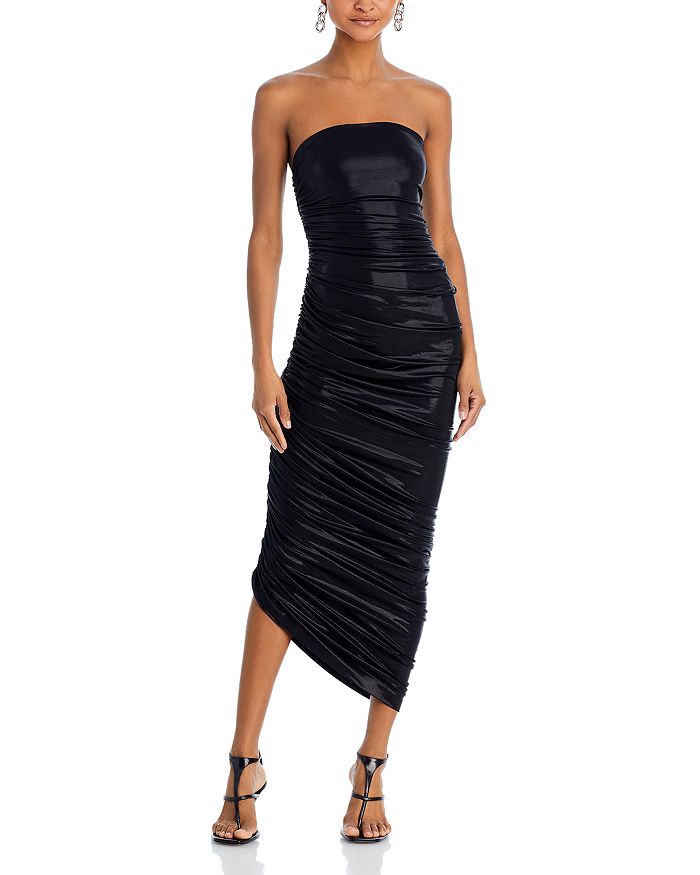 Norma Kamali Ruched Strapless Gown | Bloomingdale's