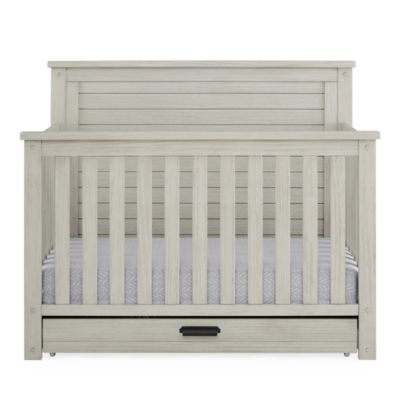 Delta Children - Simmons Kids Caden 6 in 1 Convertible Crib with Trundle Drawer