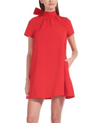 STAUD - Ilana Mock Neck Mini Dress