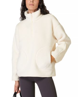 新品Sweaty Betty ランキングジャケット Sweaty Betty Plush Textured Half Zip Fleece Top | Bloomingdale's