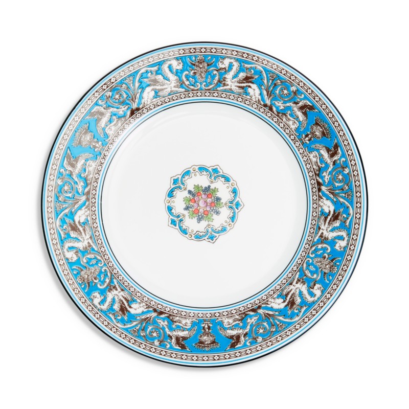 Wedgwood Florentine Salad Plate in Turquoise