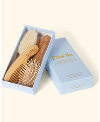 Unisex Brush & Oil Cradle Cap Duo (2 Pieces) - Baby