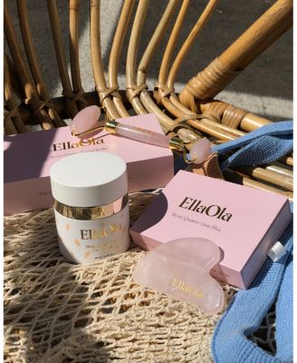 Rose Quartz De-Puffing Facial Roller