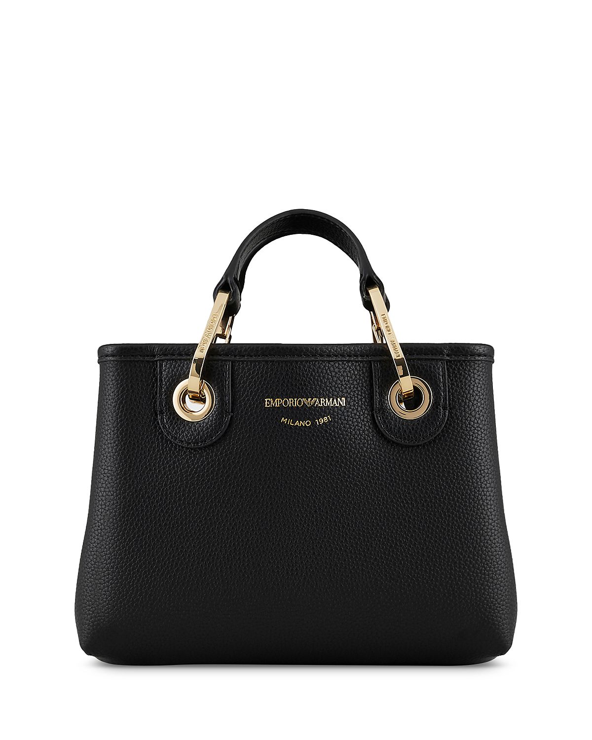 Emporio Armani MyEA Mini Black Shopper Tote Bag