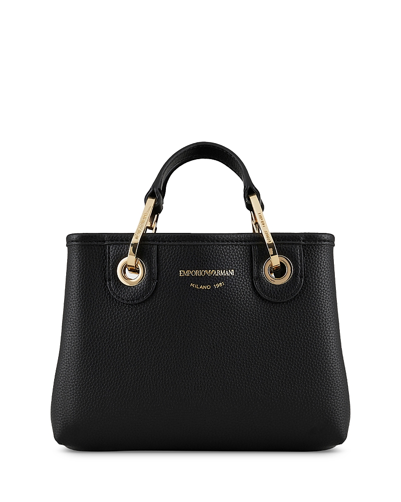 Emporio Armani MyEA Mini Black Shopper Tote Bag