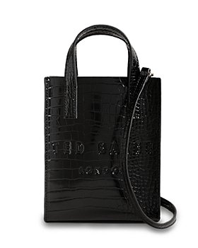 Ted Baker - Croc Embossed Faux Leather Mini Icon Bag
