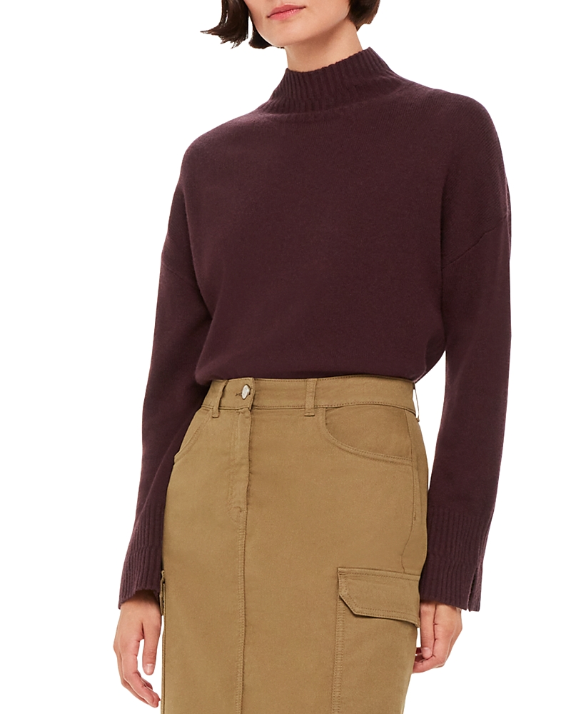 Whistles Wool Mock Neck Sweater