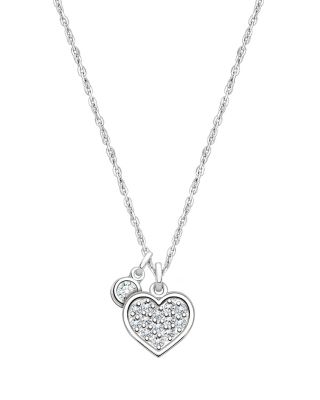 Tiny Blessings Girl's Sterling Silver Oh So Loved Birthstone 12 - 14 Necklace - Little Kid, Big Kid