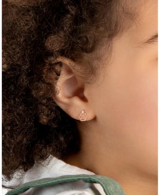 Children's 14K Gold Cupcake Cutie Studs Girls' Screw Back Earrings