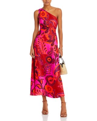 Bold Floral Midi Dress - Exclusive 