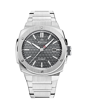 Shop Alpina Extreme Automatic Watch, 41mm In Gray/silver