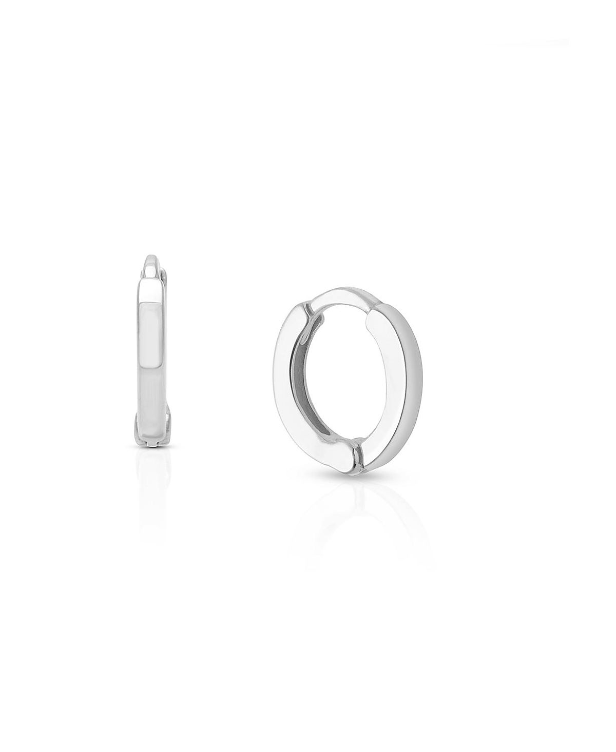 Tiny Blessings Girls' 14K Gold Modern Tiny 9mm Huggie Hoop Earrings - Baby, Little Kid, Big Kid