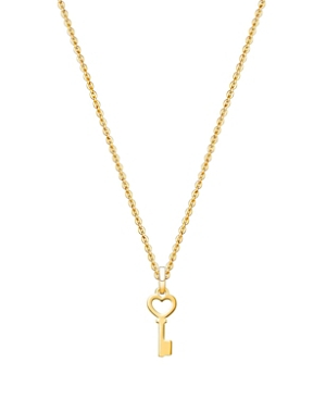 Tiny Blessings Girls' 14k Gold Key To My Heart 13-14 Necklace - Baby, Little Kid, Big Kid In 14k Yellow Gold