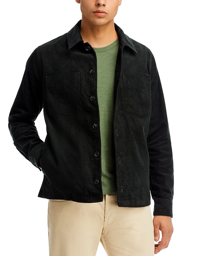 Fred Perry Waffle Knit Corduroy Overshirt | Bloomingdale's