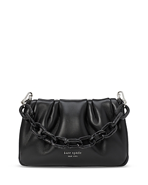 Shop Kate Spade New York Souffle Smooth Leather Small Crossbody In Black