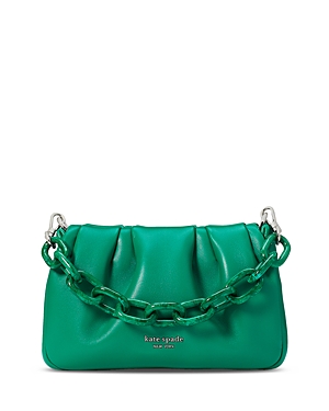 Kate Spade New York Souffle Smooth Leather Small Crossbody In Wintergreen