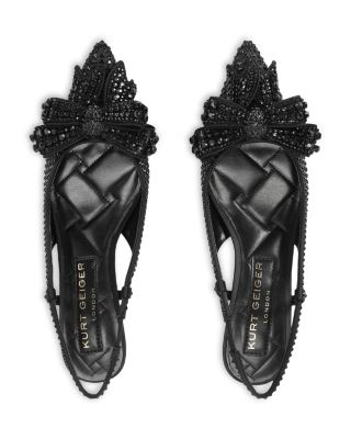 Women&#39;s Belgravia Bow Crystal Slip On Slingback Pumps