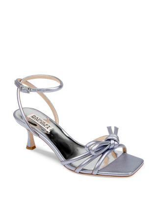 Badgley Mischka - Women's Loyalty Ankle Strap Knotted Mid Heel Sandals