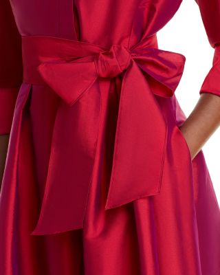 Taffeta Shirt Dress