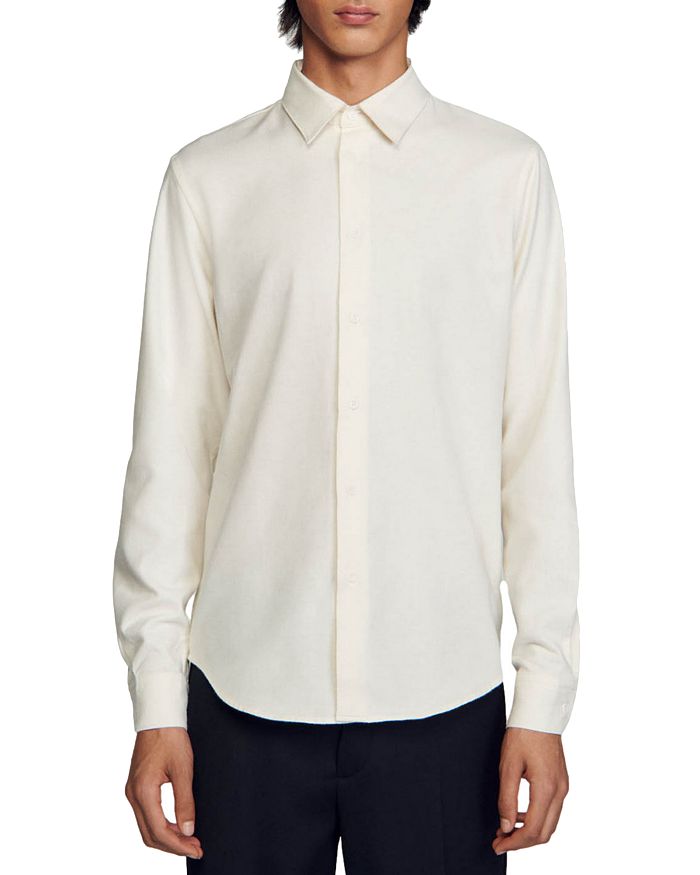 Sandro - Long Sleeve Flannel Shirt
