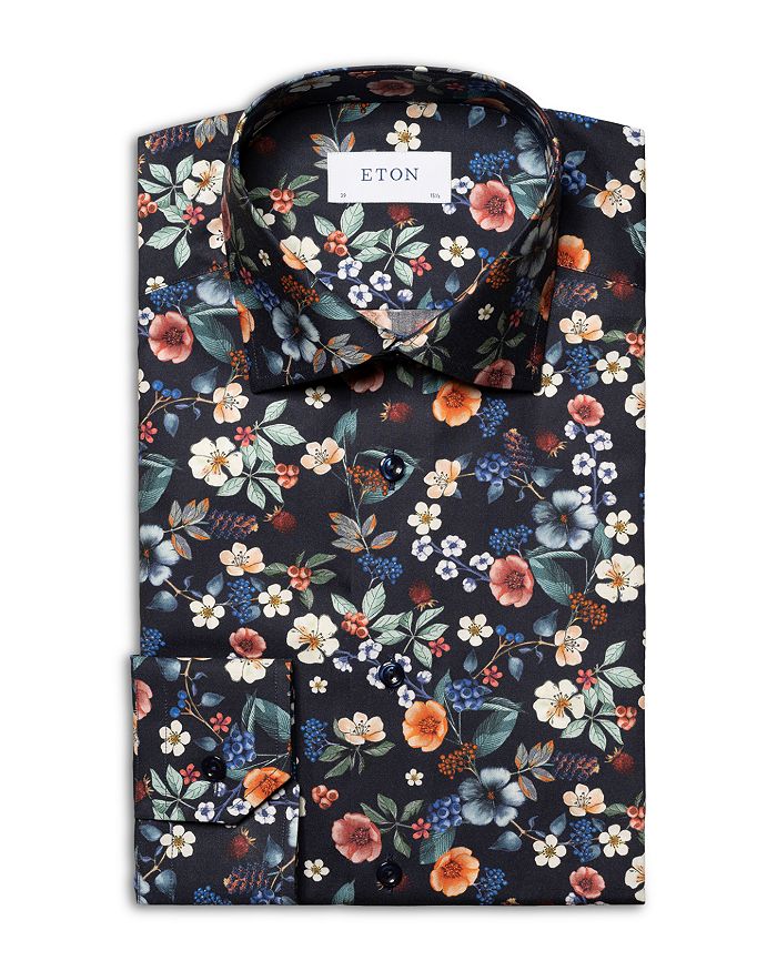 Eton Slim Fit Floral Print Shirt | Bloomingdale's