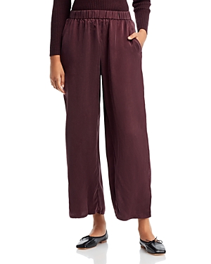 Eileen Fisher Cropped Wide Leg Ankle Pants