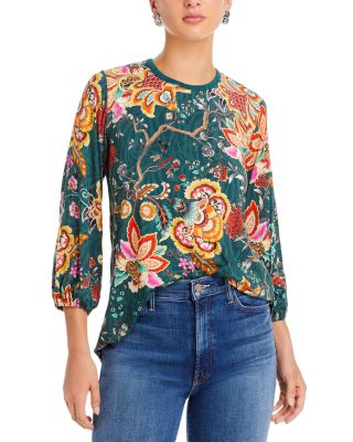 Johnny Was - Orizaba Printed Puff Sleeve Top