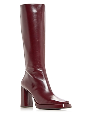 Shop Jeffrey Campbell Women's Maximal Platform High Block Heel Boots In Brown