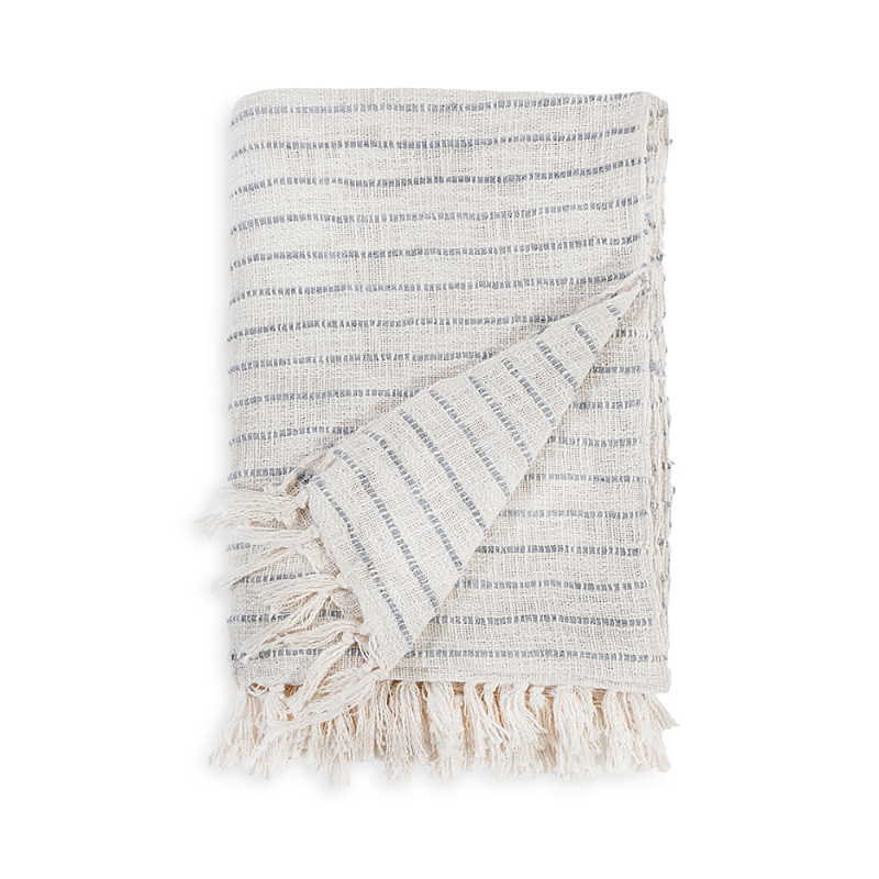 Pom Pom At Home Jojo Throw In Blue Grey