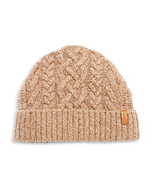 VINCE DONEGAL CASHMERE CABLE KNIT CUFFED HAT