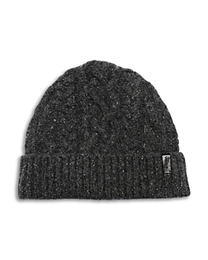 VINCE DONEGAL CASHMERE CABLE KNIT CUFFED HAT