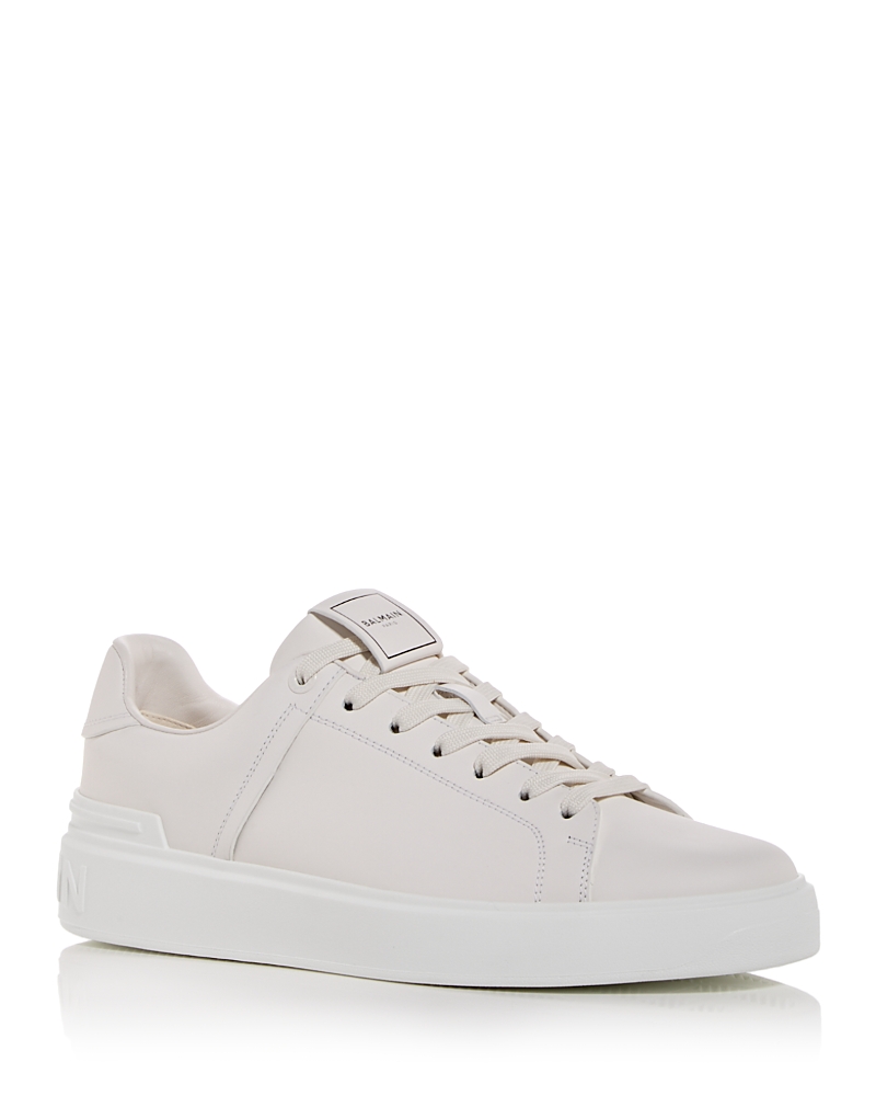Balmain B-court Sneakers In White