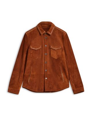 Emmons Regular Fit Suede Shirt Jacket