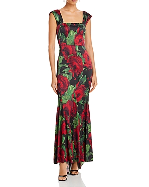 Alice and Olivia Arza Sleeveless Gown