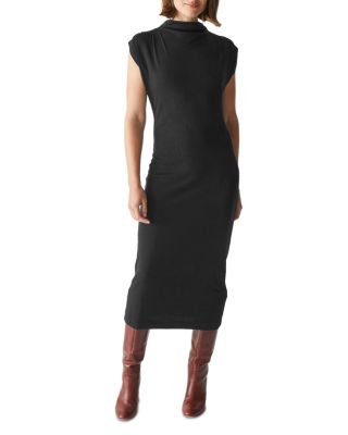 Michael Stars Iolanda Mock Neck Midi Dress | Bloomingdale's Women