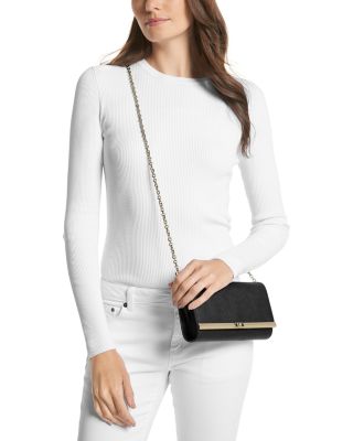 Mona Leather Large Clutch