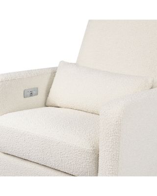 Sigi Electronic Recliner and Glider in Eco Performance Fabric with USB Port