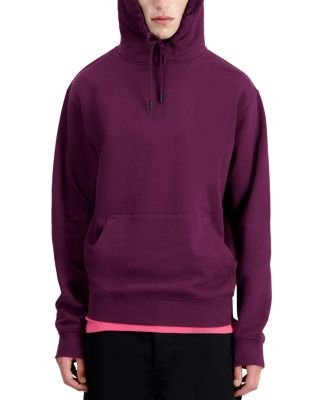 The Kooples - Cotton Logo Print Relaxed Fit Hoodie