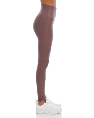 Spacedye Caught In The Midi High Waisted Legging in Truffle Heather
