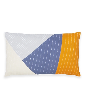 Shop Anchal Asha Colorblock Lumbar Pillow In Yellow