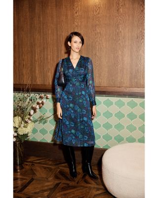 Saffron Floral Print Dress