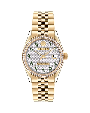 Philipp Plein Date Superlative Watch, 38mm In Gold