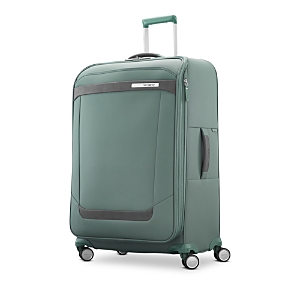 Shop Samsonite Elevation Plus Softside Large Expandable Spinner Suitcase In Cypress Green