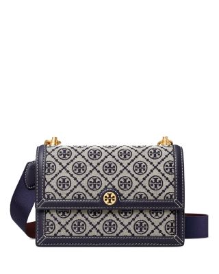 【関税送料込】Tory Burch Monogram jacquard ショルダーバッグ Tory Burch Jacquard T Monogram Studio Shoulder Crossbody