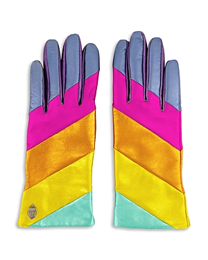 Kurt Geiger London Rainbow Leather Gloves