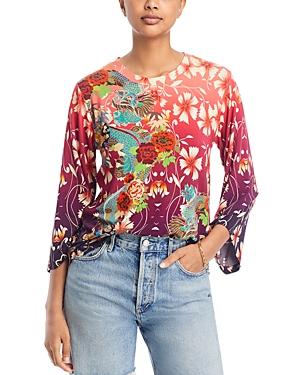 Johnny Was Adalena Kimono Sleeve Top In Multi